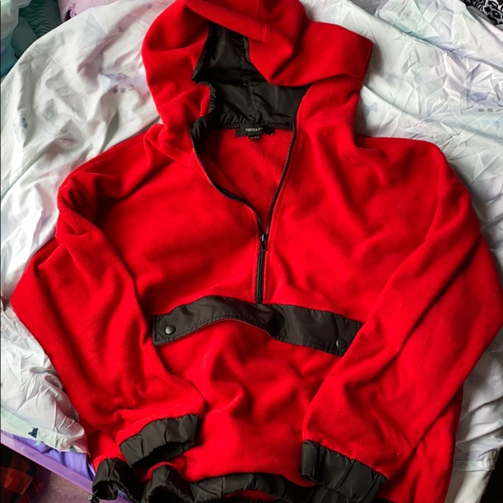 Red forever 21 pullover
